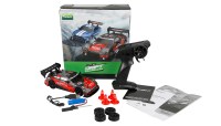 21112 Radiografisch Drift Racing Car 4WD schaal 1 op 24 RTR Zwart met rood 2